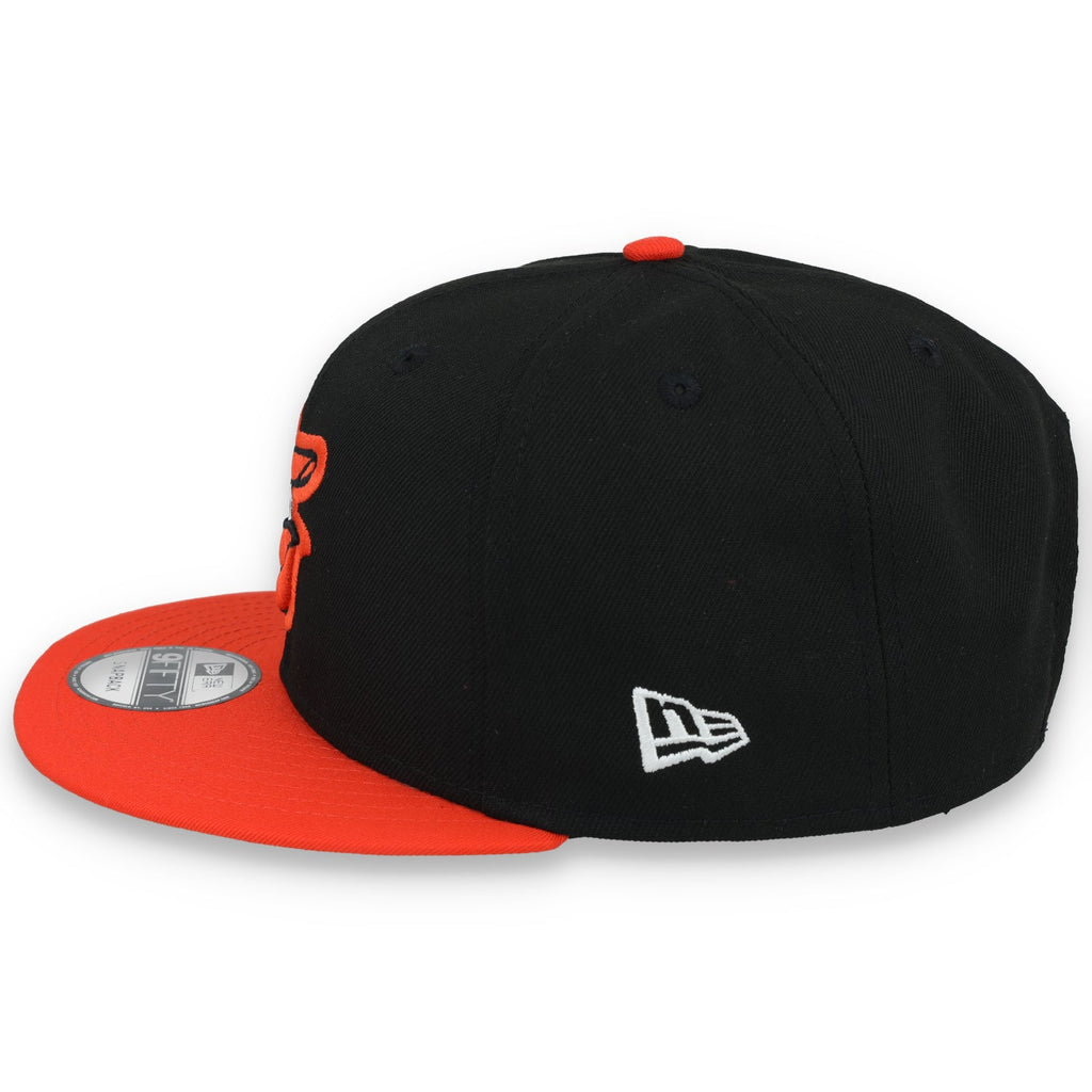 New Era Baltimore Orioles 9Fifty Snapback Hat-Black-orange product image 5, provided for visual reference and product detail