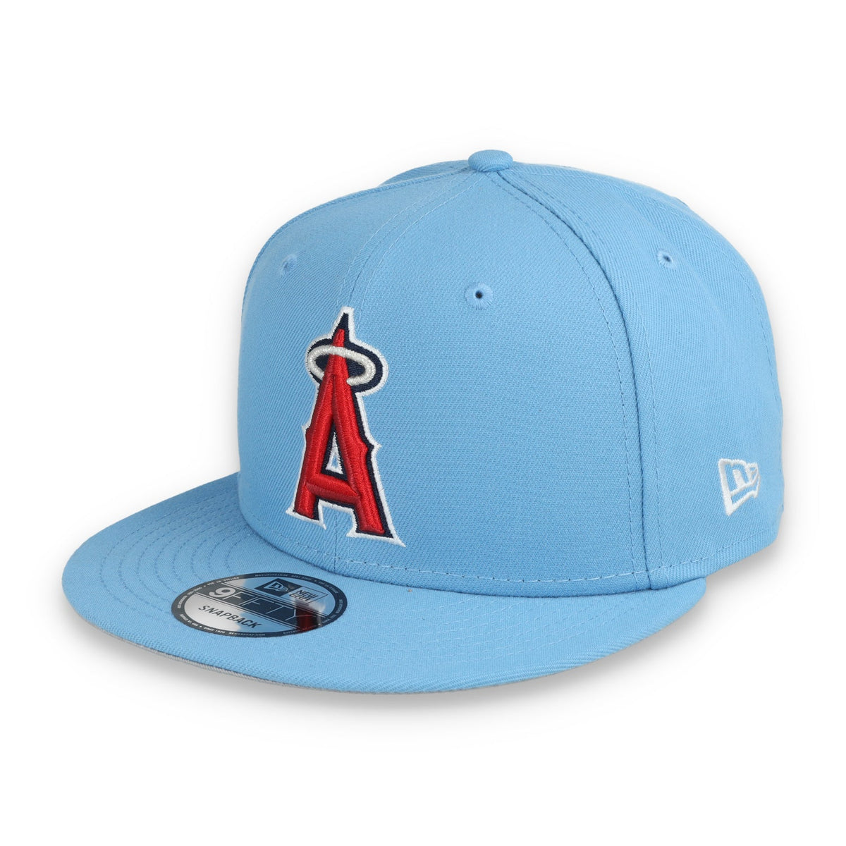 New Era Los Angeles Angels Evergreen 9FIFTY Snapback Hat-Sky Blue product image 3, provided for visual reference and product