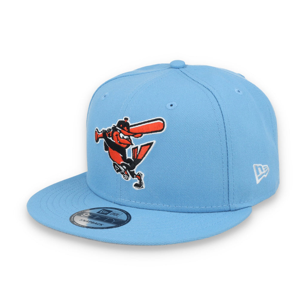 New Era Baltimore Orioles Cooperstown Evergreen 9FIFTY Snapback Hat - Sky Blue product image 3, provided for visual