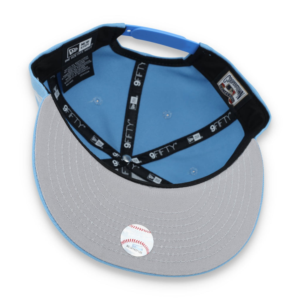 New Era Baltimore Orioles Cooperstown Evergreen 9FIFTY Snapback Hat - Sky Blue product image 7, provided for visual