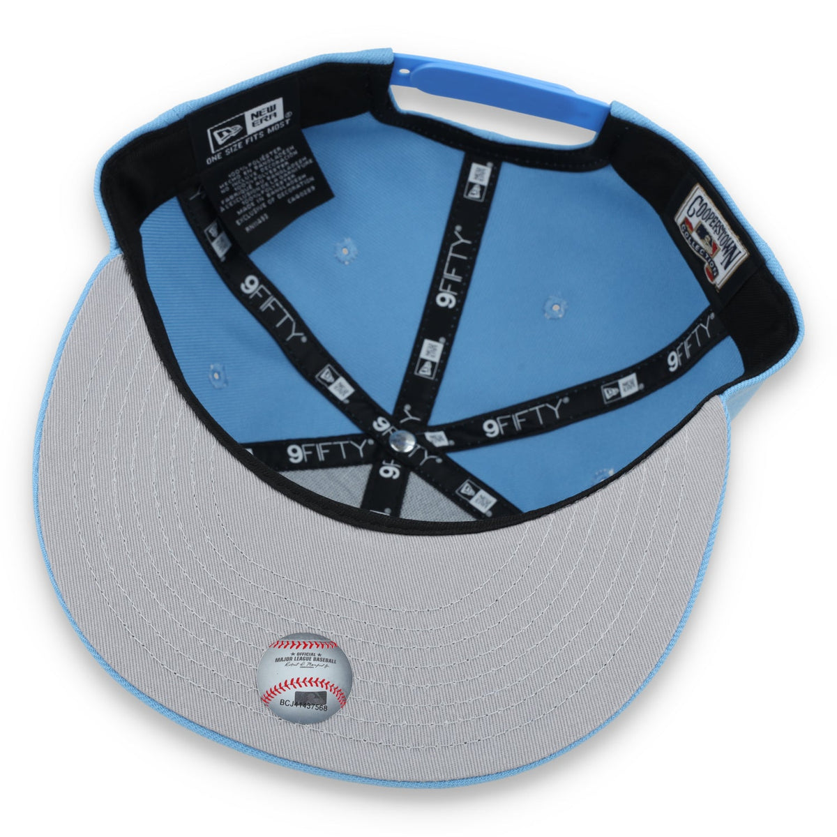New Era Florida Marlins Cooperstown Evergreen 9FIFTY- Sky Blue product image 7, provided for visual reference and product