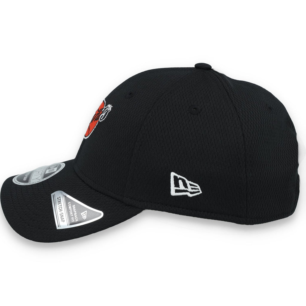 New Era San Francisco Giants Clubhouse "GIANTS" 9FORTY Stretch-Snap Hat-Black product image 5, provided for visual reference