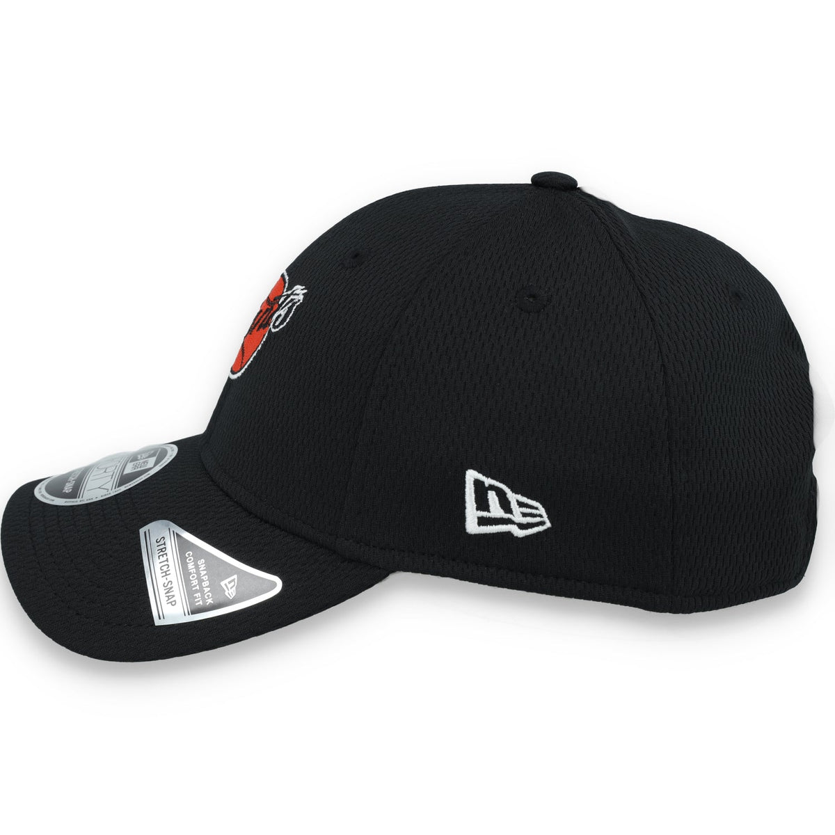 New Era San Francisco Giants Clubhouse "GIANTS" 9FORTY Stretch-Snap Hat-Black product image 5, provided for visual reference