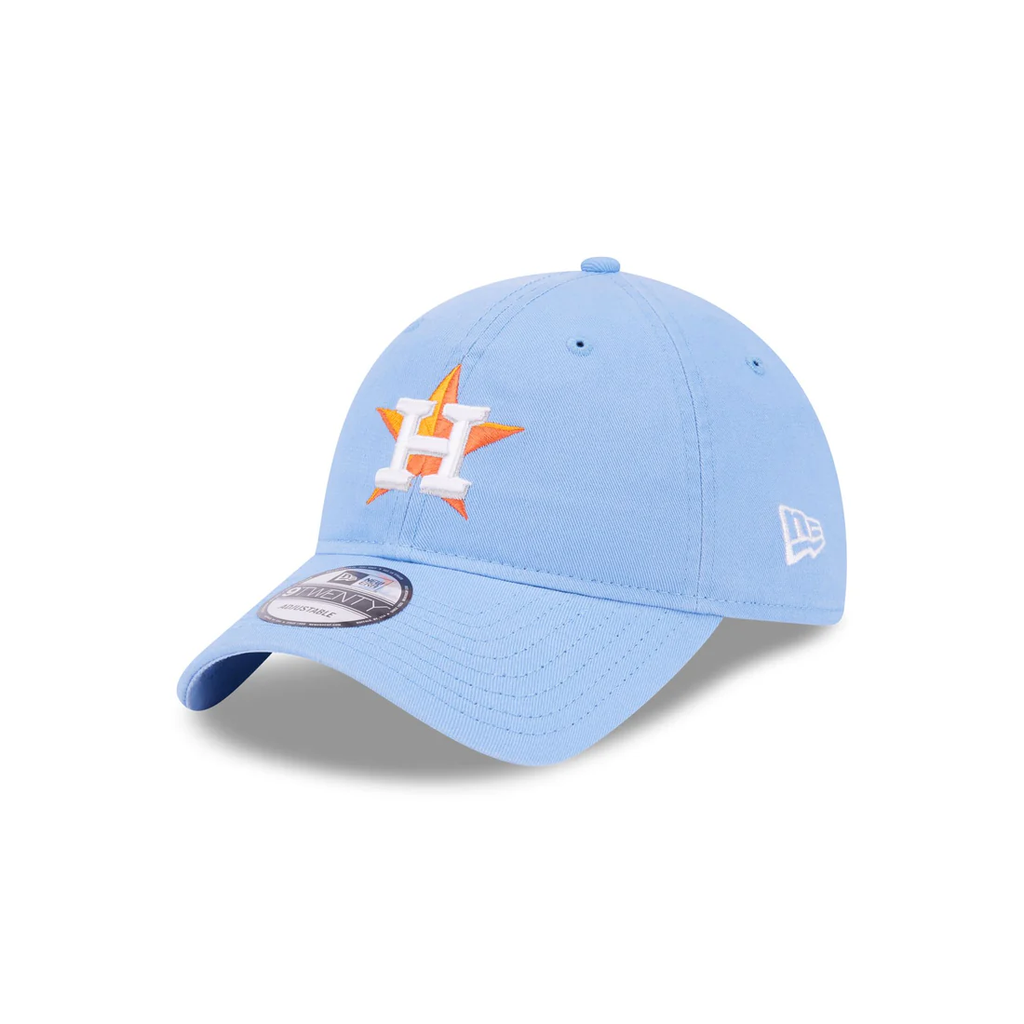 New Era Houston Astros Core Classic 2.0 9Twenty Adjustable Hat-Sky Blue product image 3, provided for visual reference and