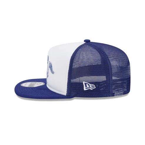 New Era Los Angeles Dodgers Mascot Court Sport 9FIFTY A-Frame Trucker Hat product image 4, provided for visual reference and