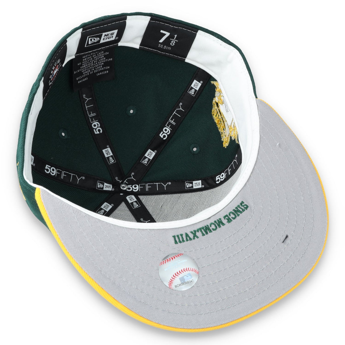New Era Oakland Athletics Game Day 59FIFTY Fitted Hat product image 7, provided for visual reference and product detail