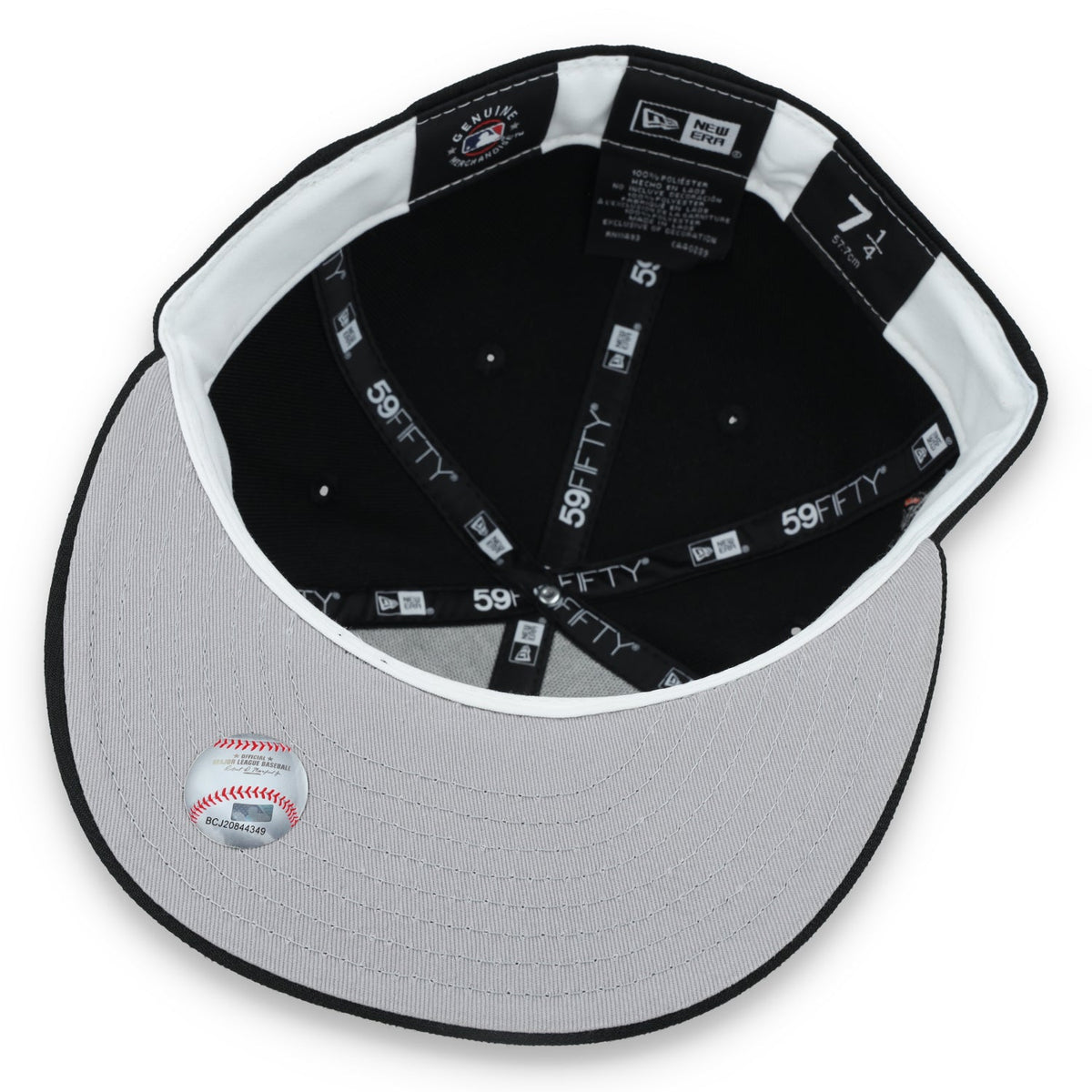 New Era San Francisco Giants Throwback 59FIFTY Fitted Hat product image 7, provided for visual reference and product detail