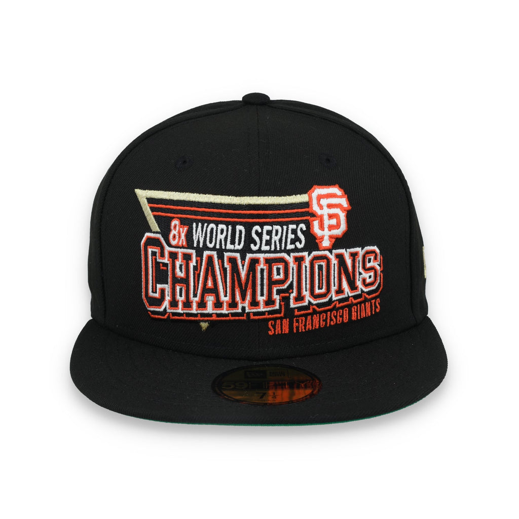 New Era San Francisco Giants 8x Championship Throwback 59FIFTY Fitted Hat product image 2, provided for visual reference and