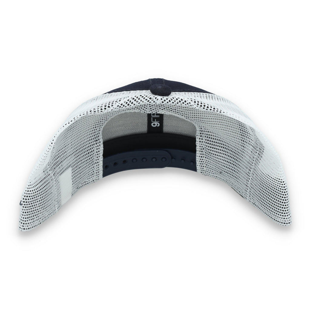 New Era Michigan Wolverines Throwback Low Profile 9FIFTY Trucker Snapback Hat product image 4, provided for visual reference