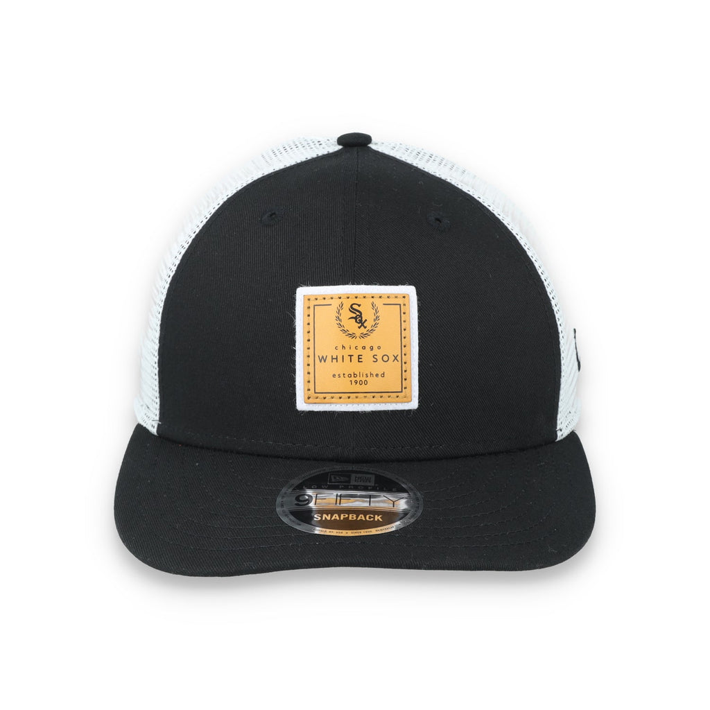 New Era Chicago White Sox Court Sport Low Profile 9FIFTY Trucker Snapback Hat product image 2, provided for visual reference