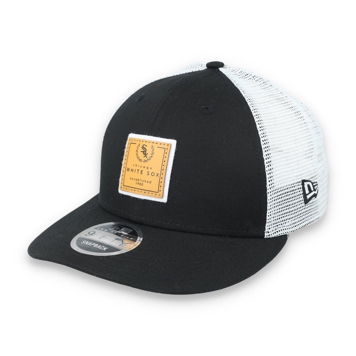 New Era Chicago White Sox Court Sport Low Profile 9FIFTY Trucker Snapback Hat product image 3, provided for visual reference
