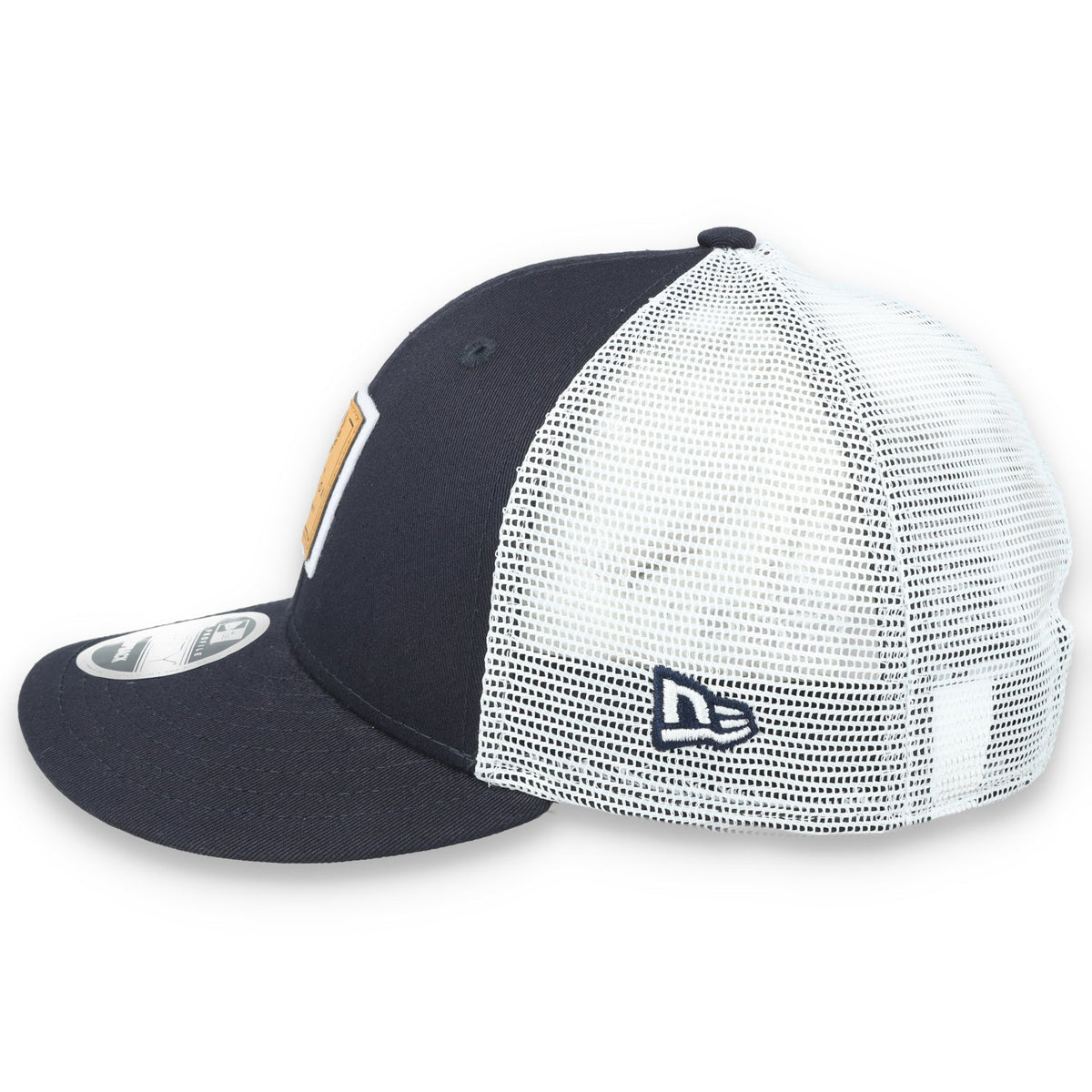 New Era Boston Red Sox Court Sport Low Profile 9FIFTY Trucker Snapback Hat product image 4, provided for visual reference