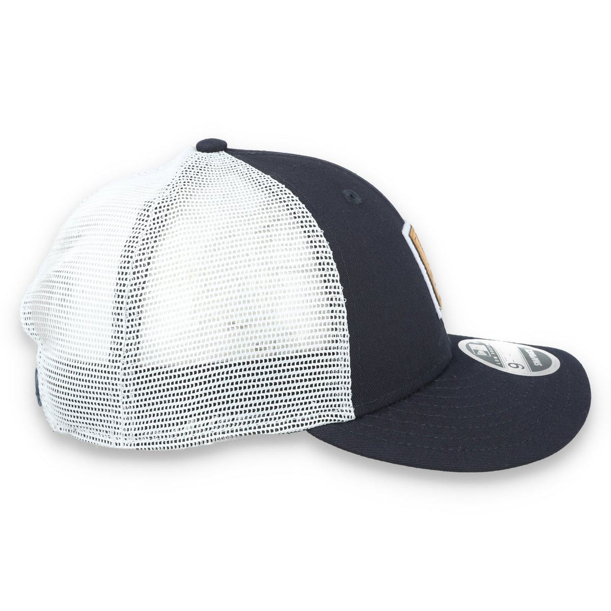 New Era Boston Red Sox Court Sport Low Profile 9FIFTY Trucker Snapback Hat product image 5, provided for visual reference