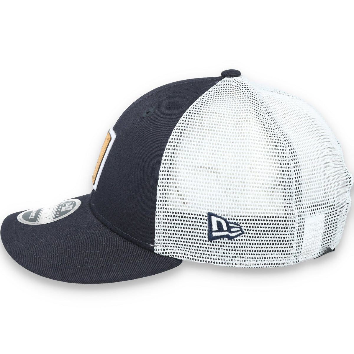 New Era New York Yankees Court Sport Low Profile 9FIFTY Trucker Snapback Hat product image 4, provided for visual reference