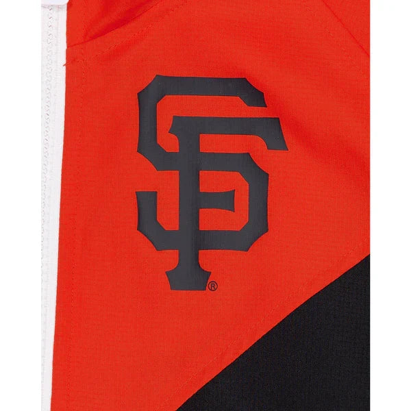 New Era Women San Francisco Giants Throwback Windbreaker product image 3, provided for visual reference and product detail