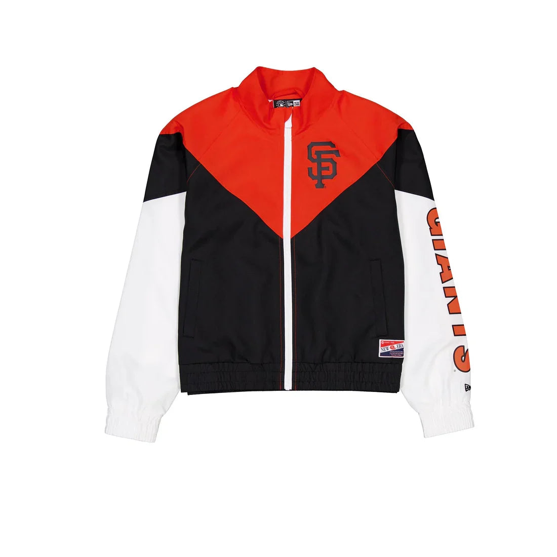 New Era Women San Francisco Giants Throwback Windbreaker product image 1, provided for visual reference and product detail