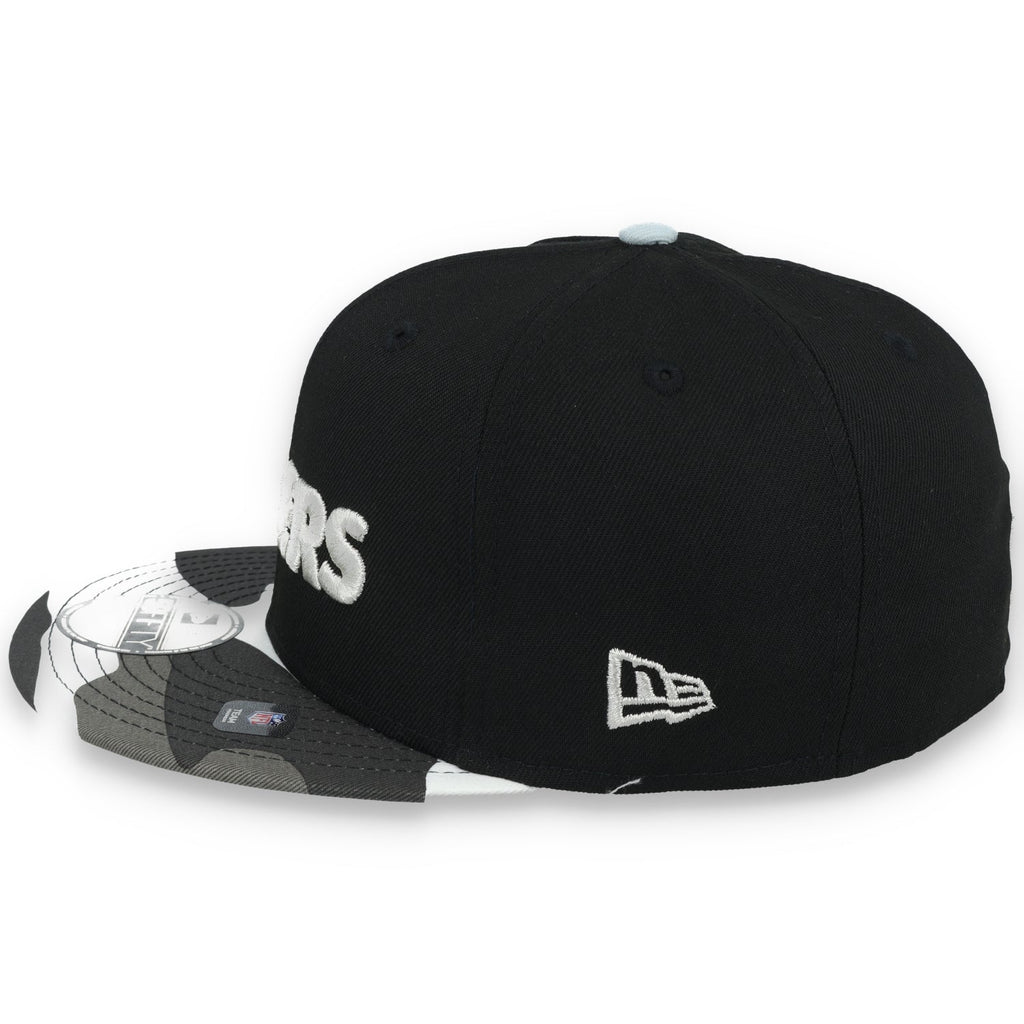 New Era Las Vegas Raiders XVII Super Bowl Side Patch Metallic Camo 59FIFTY Fitted Hat product image 4, provided for visual
