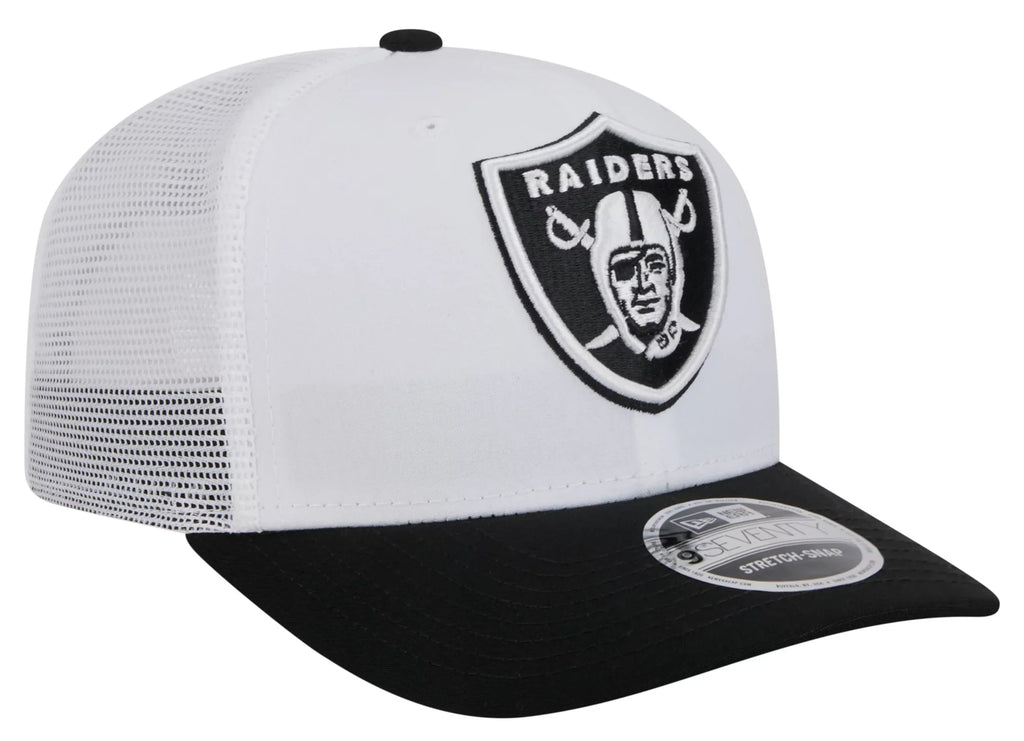 New Era Las Vegas Raiders 2024 Training Camp 9Seventy Adjustable Hat - White product image 3, provided for visual reference