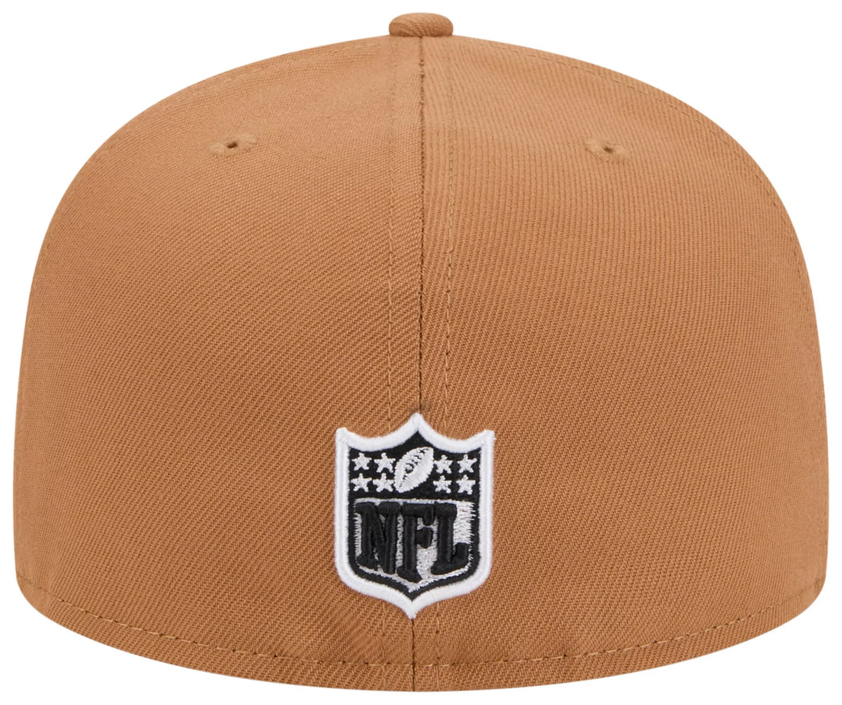 New Era Las Vegas Raiders Color Pack 59FIFTY Fitted Hat-Brown product image 4, provided for visual reference and product