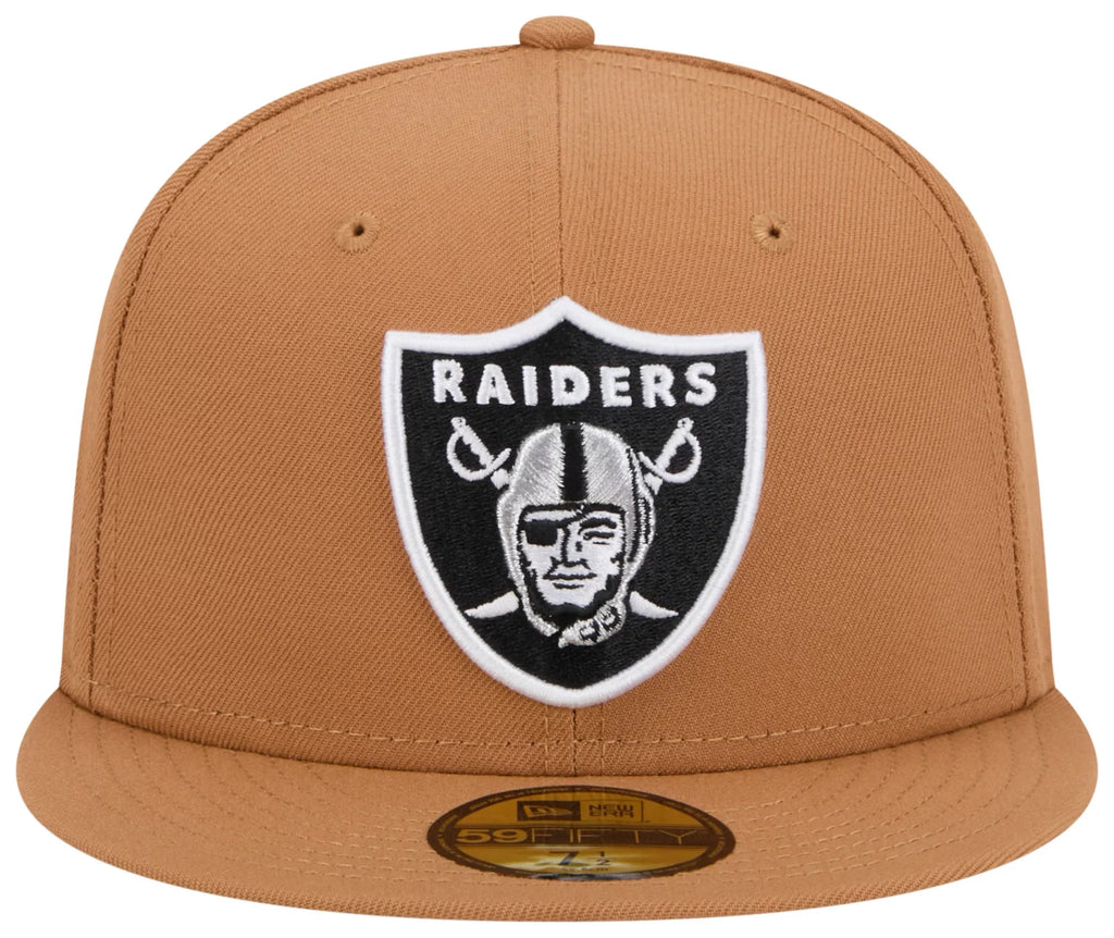 New Era Las Vegas Raiders Color Pack 59FIFTY Fitted Hat-Brown product image 2, provided for visual reference and product