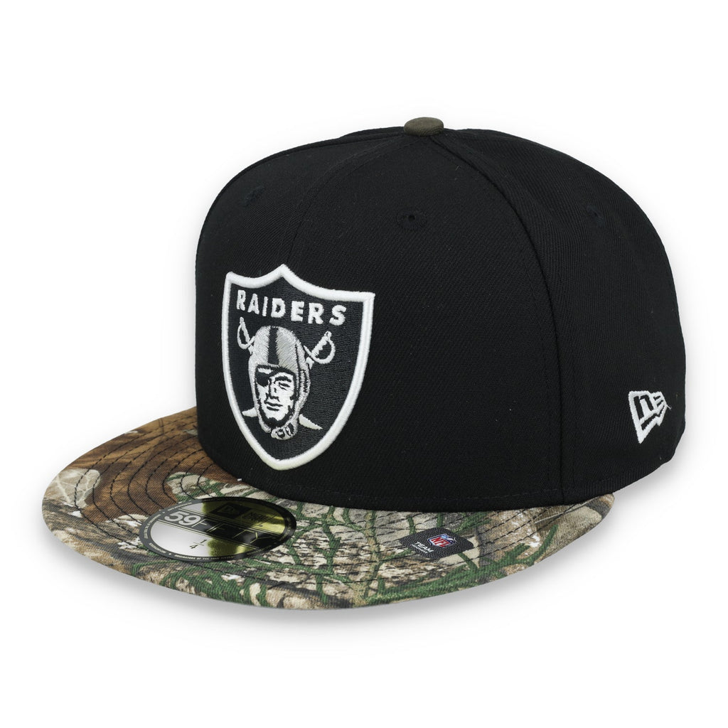 New Era Las Vegas Raiders Realtree Camo 59FIFTY Fitted Hat product image 2, provided for visual reference and product detail