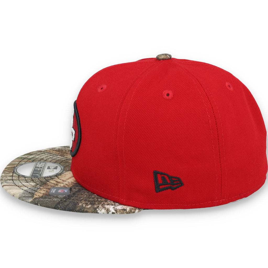 New Era San Francisco 49ers Realtree Camo 59FIFTY Fitted Hat product image 3, provided for visual reference and product