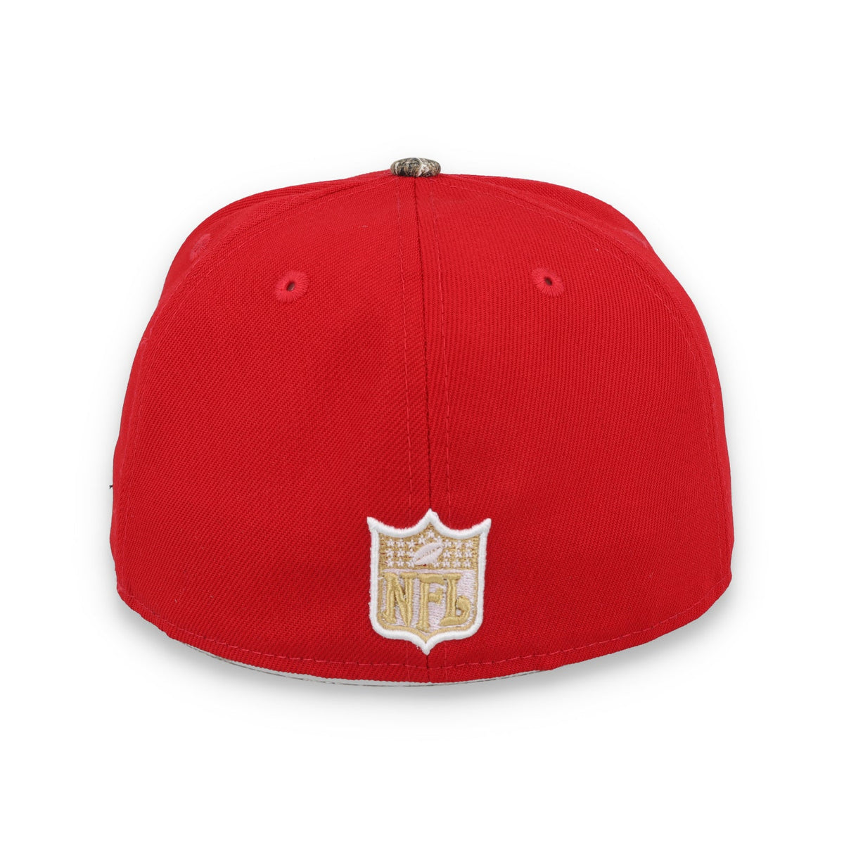New Era San Francisco 49ers Realtree Camo 59FIFTY Fitted Hat product image 6, provided for visual reference and product