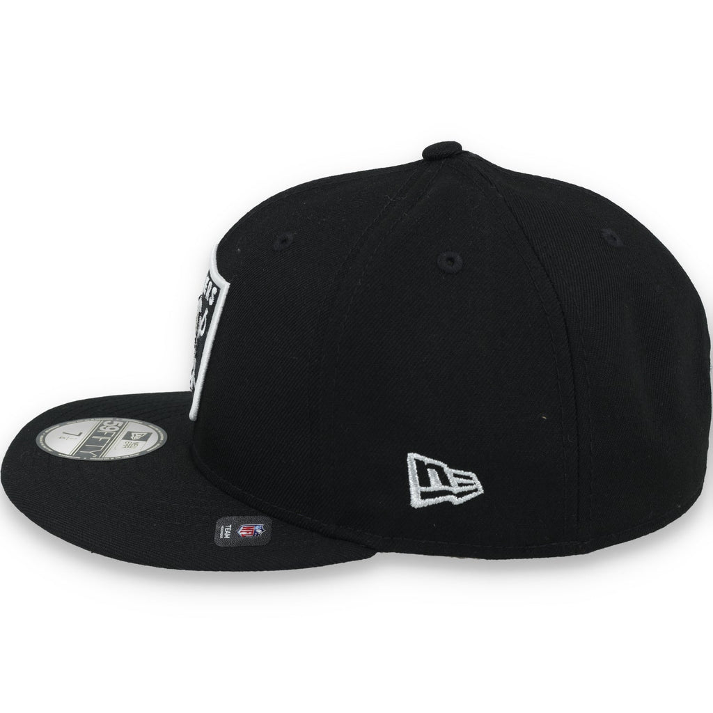 New Era Kids Las Vegas Raiders Pennant 59Fifty Fitted Hat product image 4, provided for visual reference and product detail