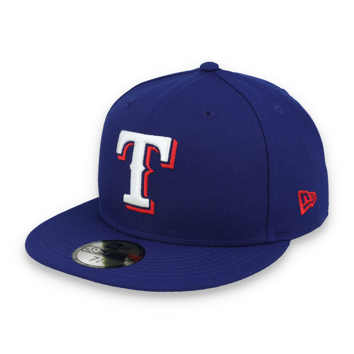 New Era Texas Rangers Pennant Side Patch 59FIFTY Fitted Hat product image 3, provided for visual reference and product