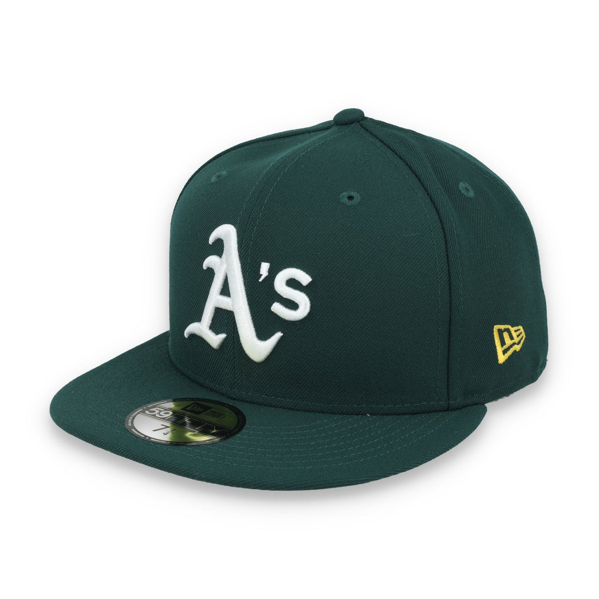 New Era Oakland Athletics Pennant Side Patch 59FIFTY Fitted Hat product image 3, provided for visual reference and product