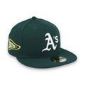 New Era Oakland Athletics Pennant Side Patch 59FIFTY Fitted Hat product image 1, provided for visual reference and product