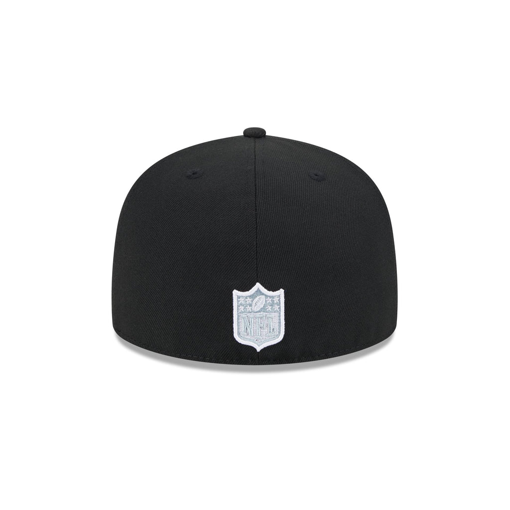New Era Las Vegas Raiders Script Sided 59FIFTY Fitted Hat product image 6, provided for visual reference and product detail