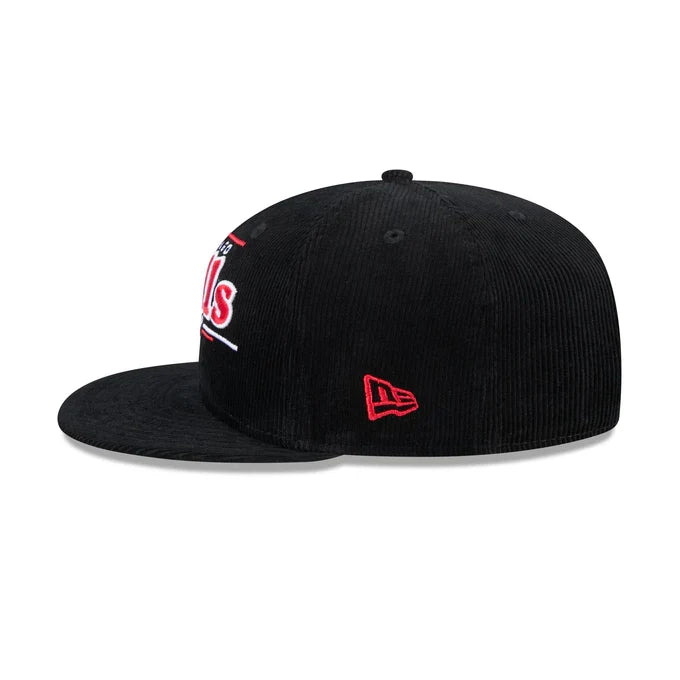 New Era Chicago Bulls Corduroy Throwback Display 9FIFTY Snapback Hat product image 4, provided for visual reference and