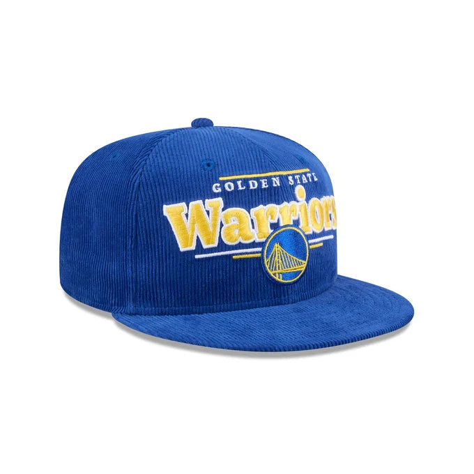 New Era Golden State Warriors Corduroy Throwback Display 9FIFTY Snapback Hat product image 3, provided for visual reference