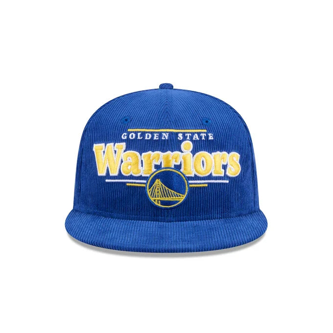 New Era Golden State Warriors Corduroy Throwback Display 9FIFTY Snapback Hat product image 1, provided for visual reference