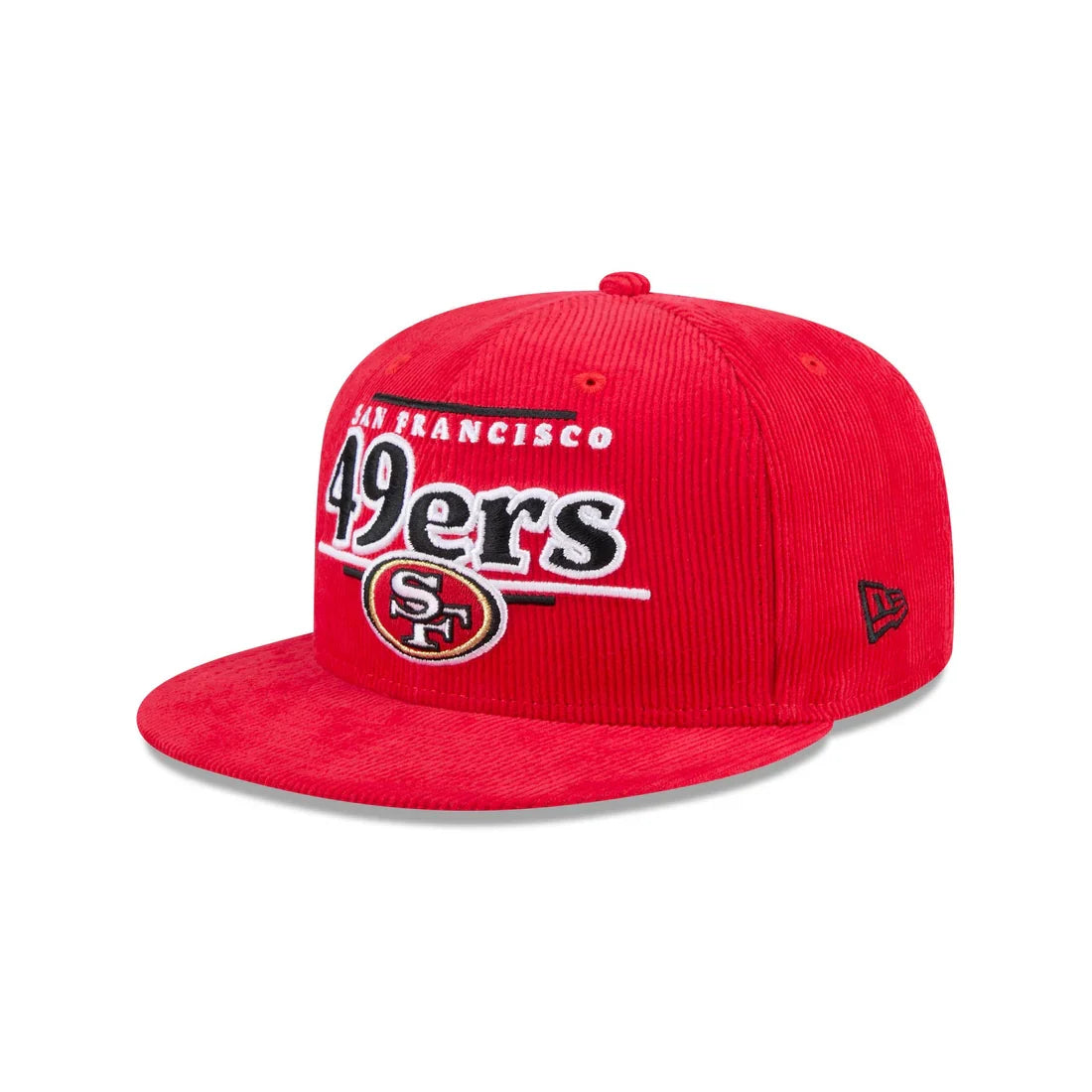 New Era San Francisco 49ers Throwback Display Corduroy 9FIFTY Snapback Hat product image 2, provided for visual reference