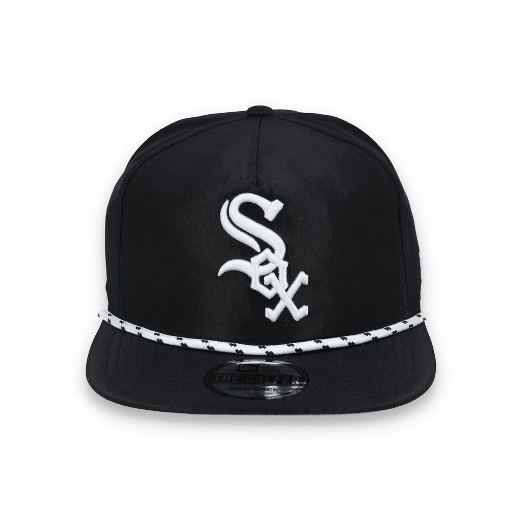 New Era Chicago White Sox Golfer Team Rope Snapback Hat - Black product image 2, provided for visual reference and product