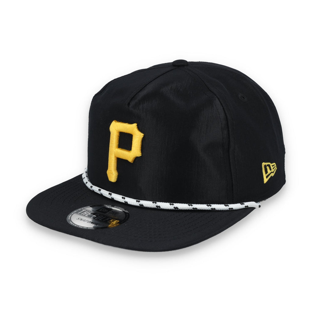 New Era Pittsburgh Pirates Golfer Team Rope Snapback Hat - Black product image 3, provided for visual reference and product