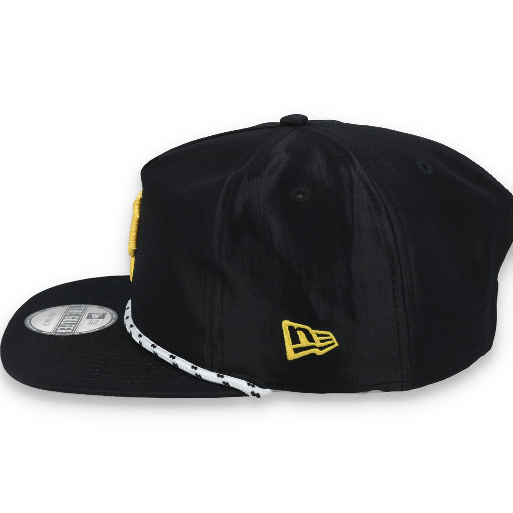New Era Pittsburgh Pirates Golfer Team Rope Snapback Hat - Black product image 4, provided for visual reference and product