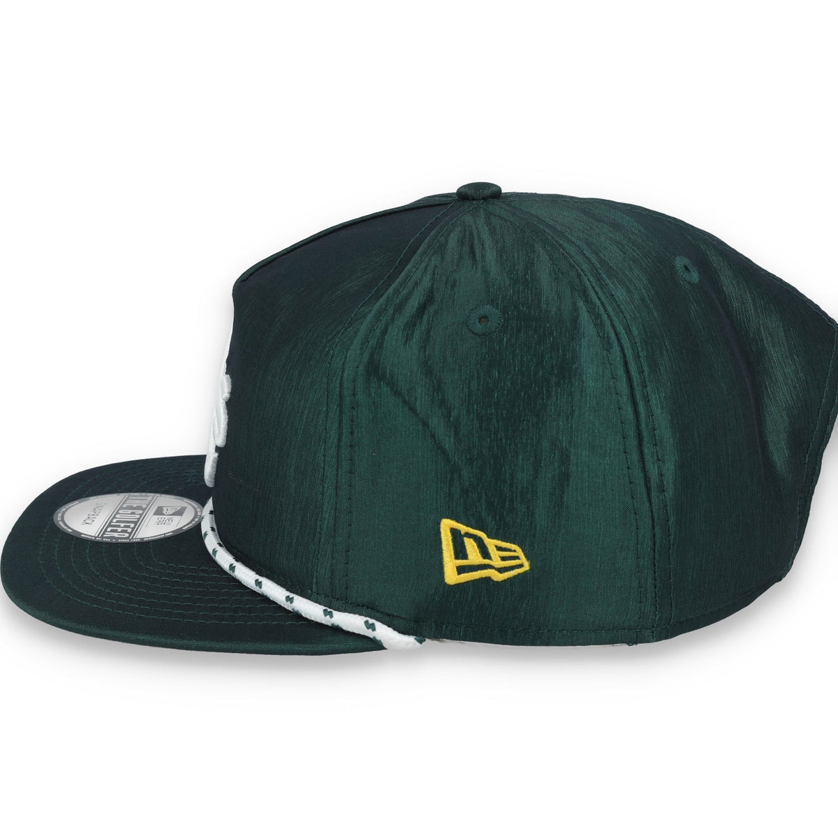 New Era Oakland Athletics Golfer Team Rope Snapback Hat - Green product image 4, provided for visual reference and product