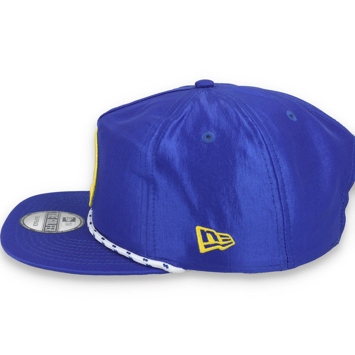 New Era Golden State Warriors Golfer Team Rope Snapback Hat - Blue product image 4, provided for visual reference and