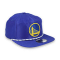 New Era Golden State Warriors Golfer Team Rope Snapback Hat - Blue product image 1, provided for visual reference and