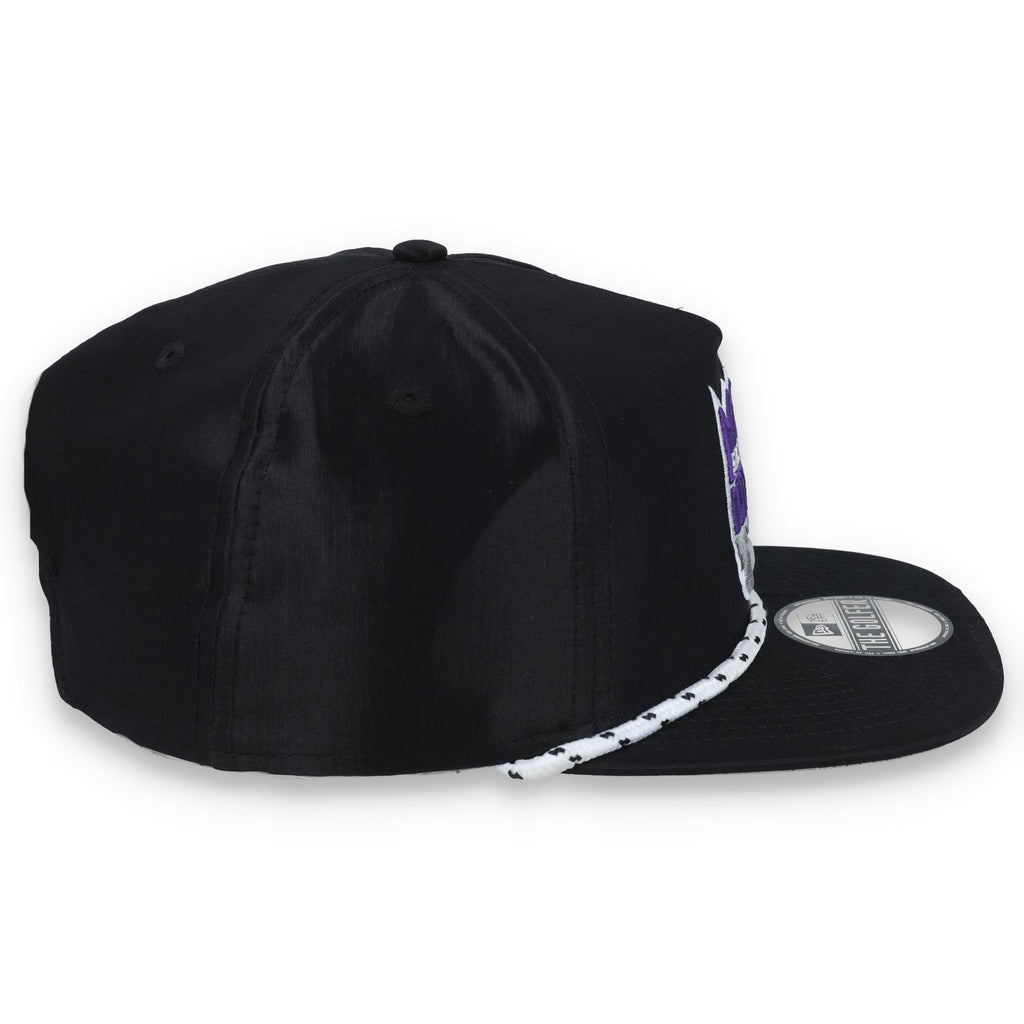 New Era Sacramento Kings Golfer Team Rope Snapback Hat - Black product image 6, provided for visual reference and product