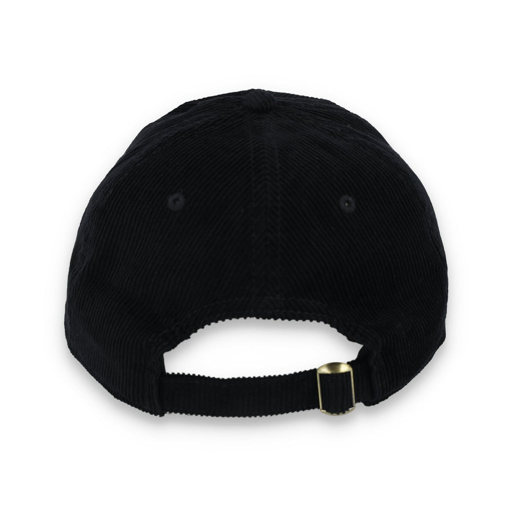 New Era Los Angeles Dodgers Corduroy 9TWENTY Adjustable Hat-Black/White product image 5, provided for visual reference and