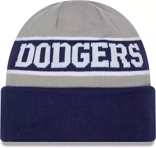New Era Los Angeles Dodgers Reverse Cuffed Knit product image 2, provided for visual reference and product detail review