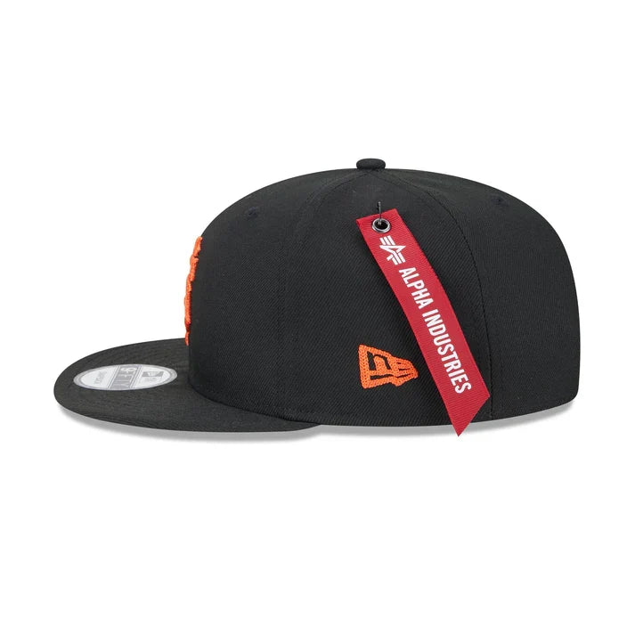 New Era San Francisco Giants Alpha Industries 9FIFTY Snapback Hat product image 4, provided for visual reference and product