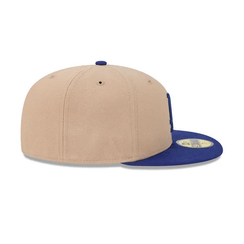 New Era Los Angeles Dodgers 59FIFTY Fitted Hat-Camel product image 5, provided for visual reference and product detail review