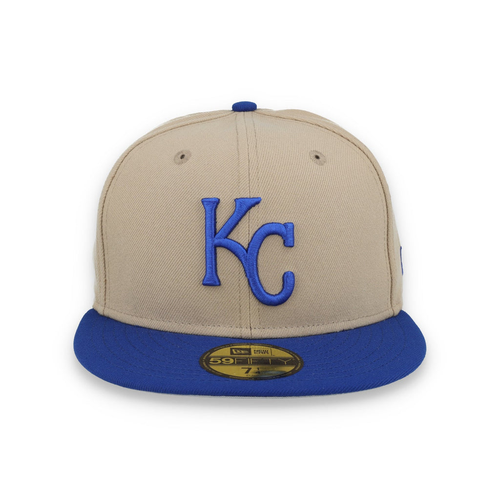 New Era Kansas City Royals 59FIFTY Fitted Hat-Camel product image 2, provided for visual reference and product detail review