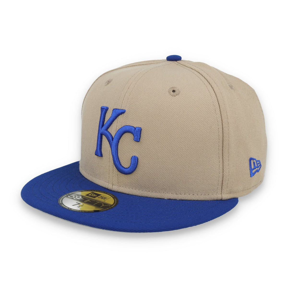 New Era Kansas City Royals 59FIFTY Fitted Hat-Camel product image 3, provided for visual reference and product detail review