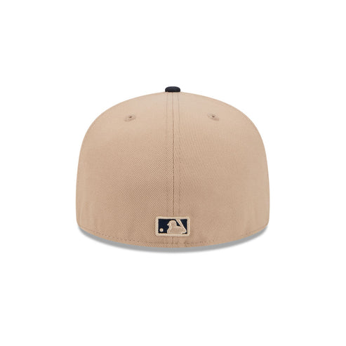 New Era Atlanta Braves 59FIFTY Fitted Hat-Camel product image 6, provided for visual reference and product detail review